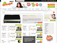 Tablet Screenshot of groupemat.com